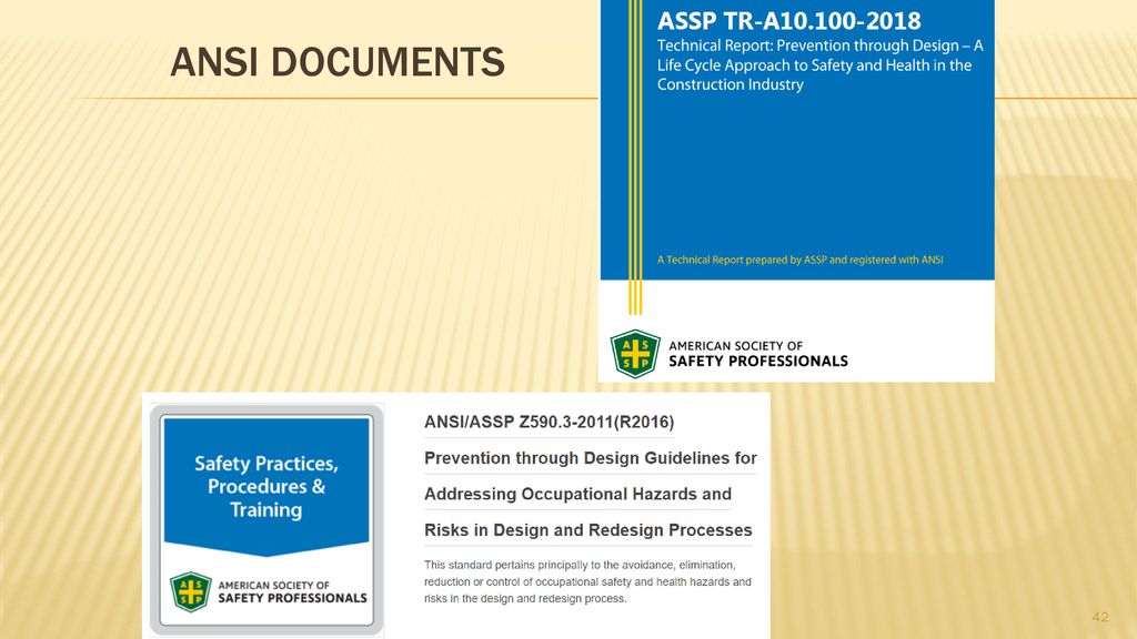 ANSI Documents