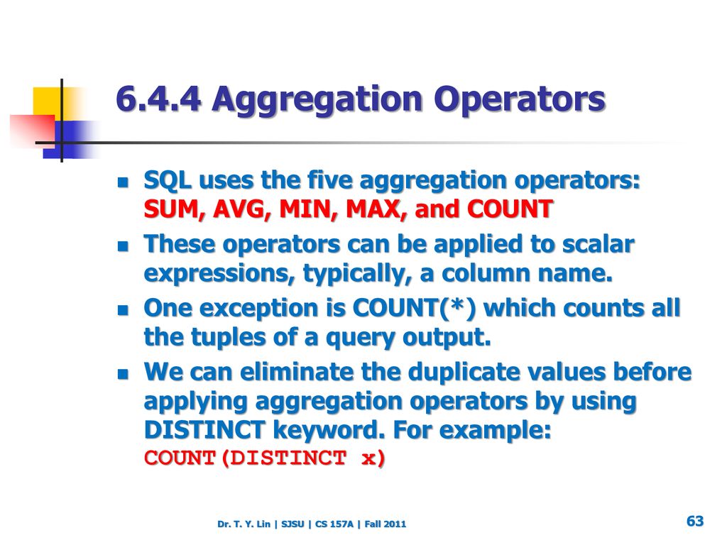 THE DATABASE LANGUAGE SQL - ppt download