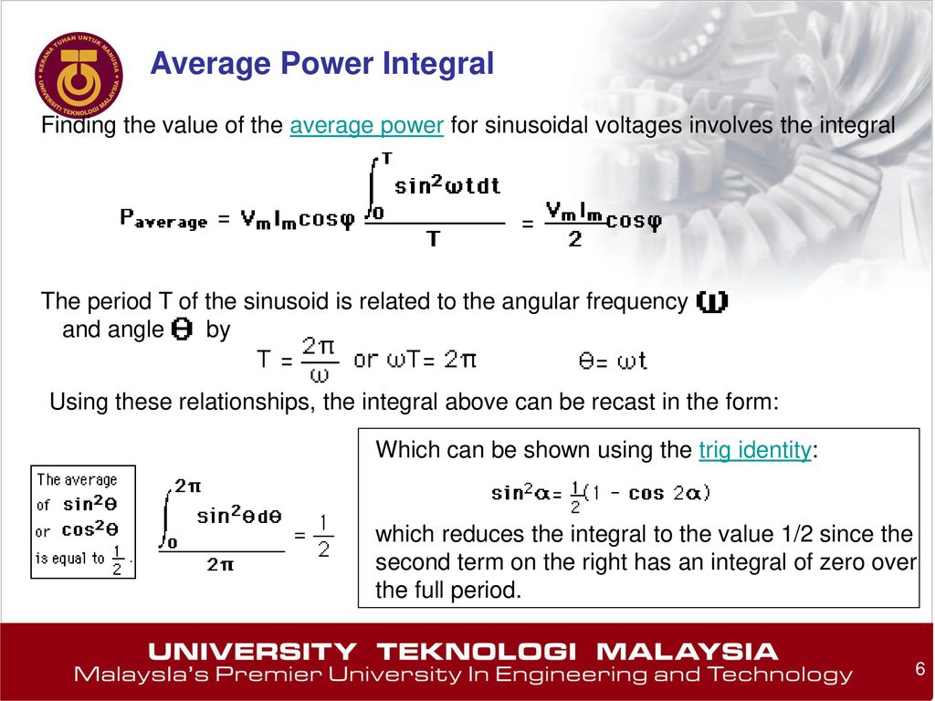 Average Power Integral