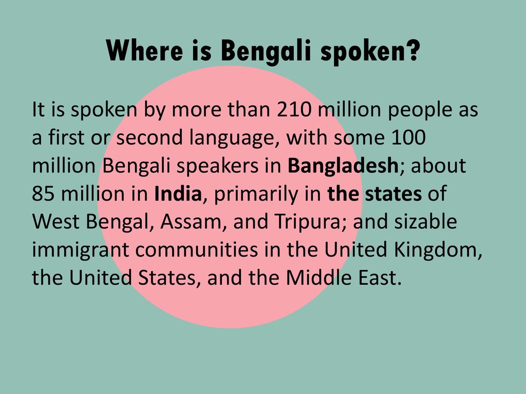 where is bengali