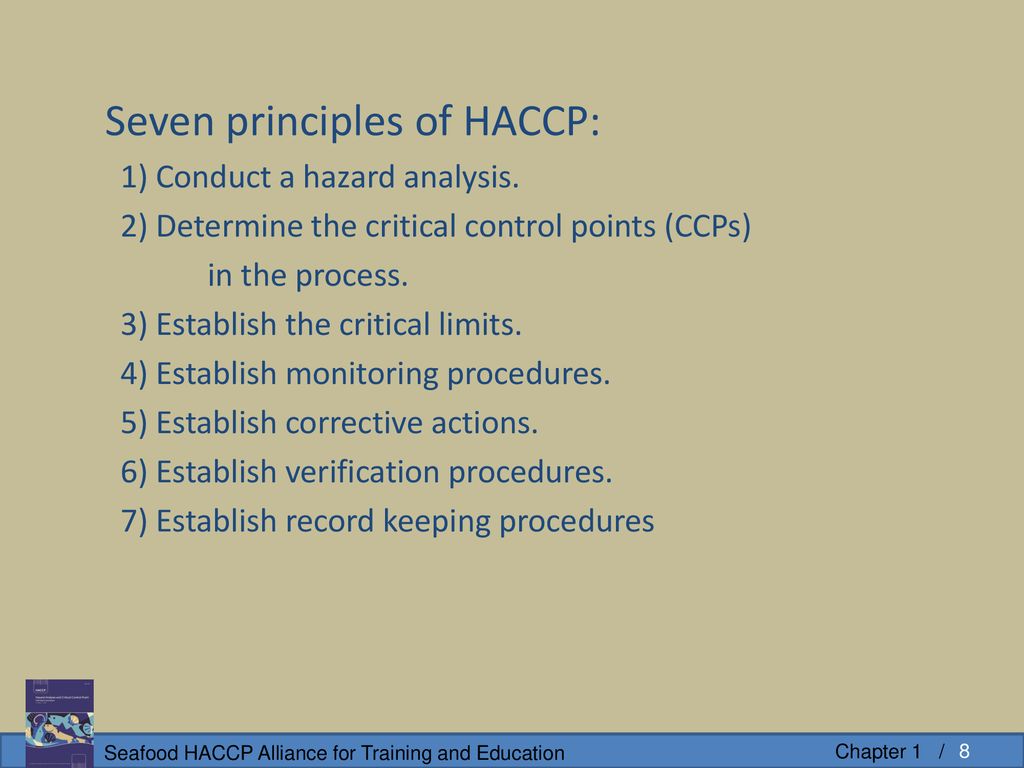 Introduction to Alliance Course and HACCP - ppt download