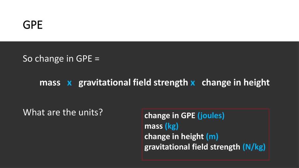 Gravitational Potential Energy Kinetic Energy Ppt Download