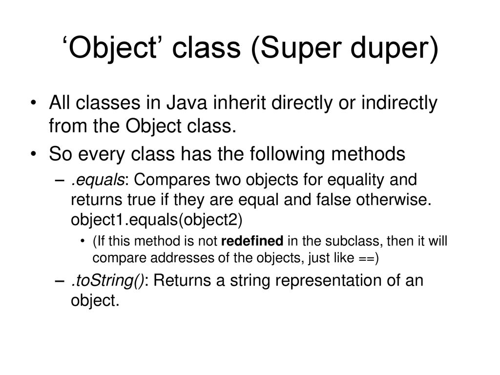 Java Inheritance. - ppt download