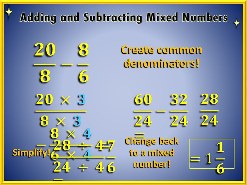 Warm Up Create Equivalent Fractions For The Following Fractions Ppt Download