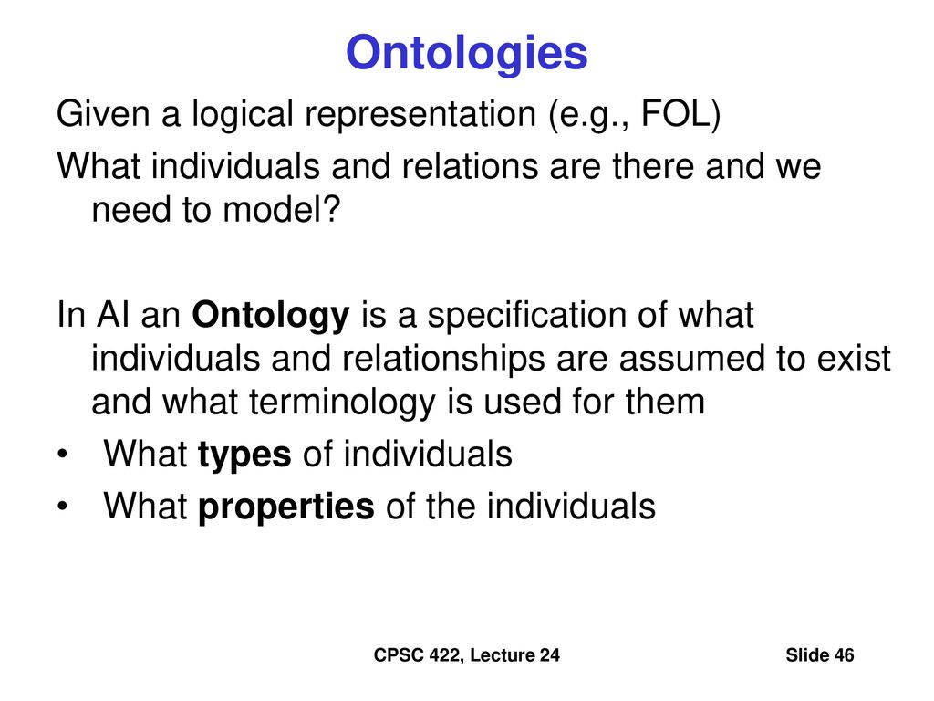 Intelligent systems ai 2 computer science cpsc422 lecture ppt download