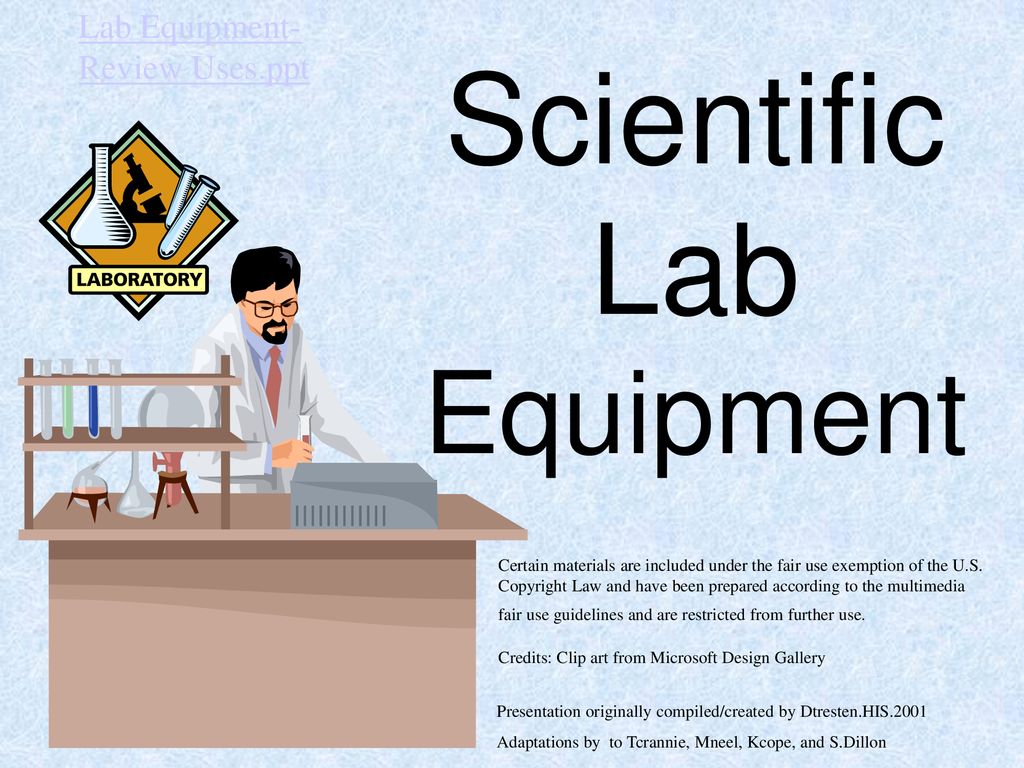 Scientific Lab Equipment - ppt download