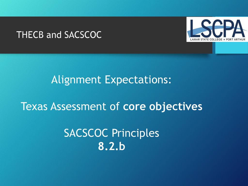 Authentic Assessment Texas Core ppt download