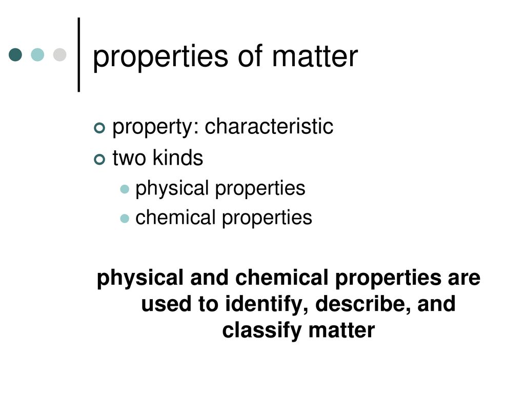 describing matter and energy - ppt download