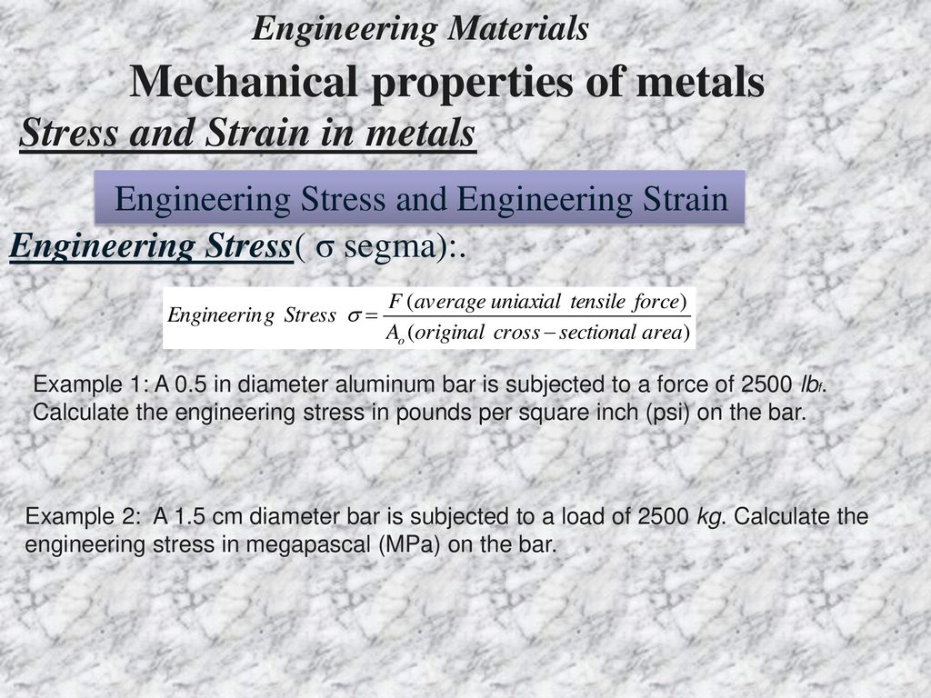 Mechanical Properties Of Metals Stress And Strain In Metals Ppt Download mechanical-properties-of-metals-stress-and-strain-in-metals-ppt-download