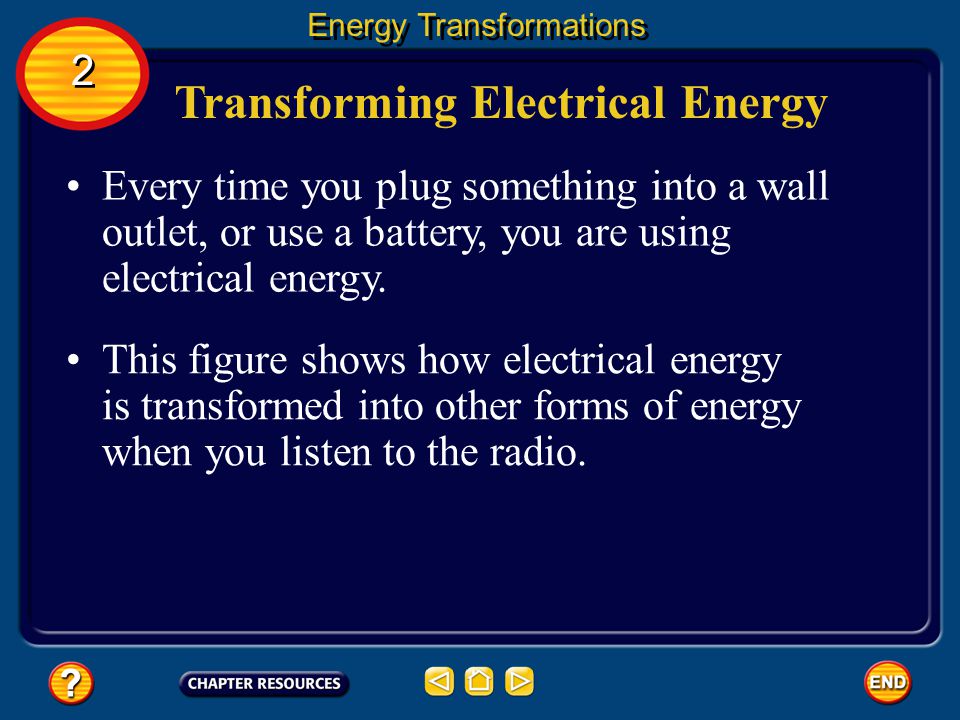 Transforming Electrical Energy