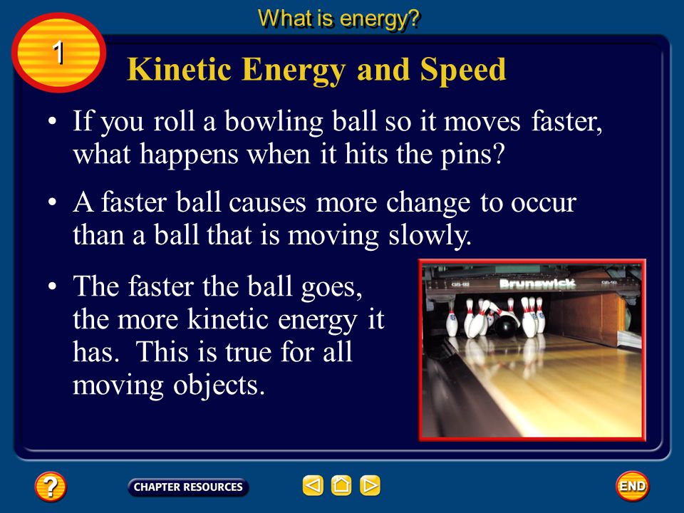 Kinetic Energy and Speed