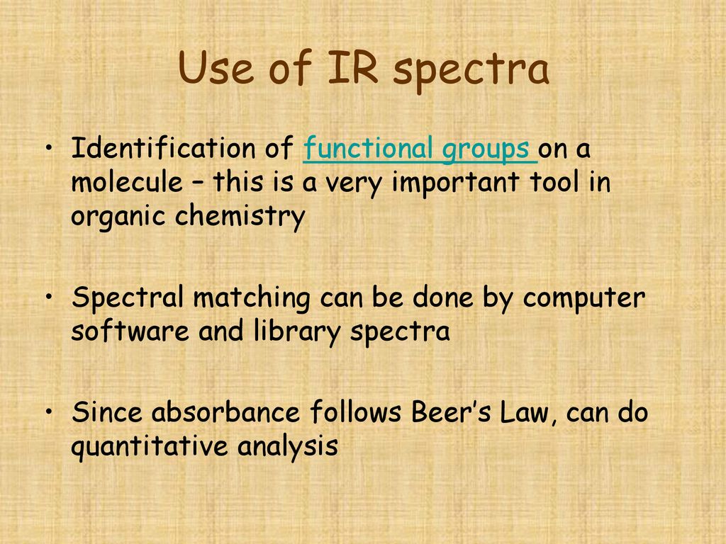 Molecular Vibrations and IR Spectroscopy - ppt download
