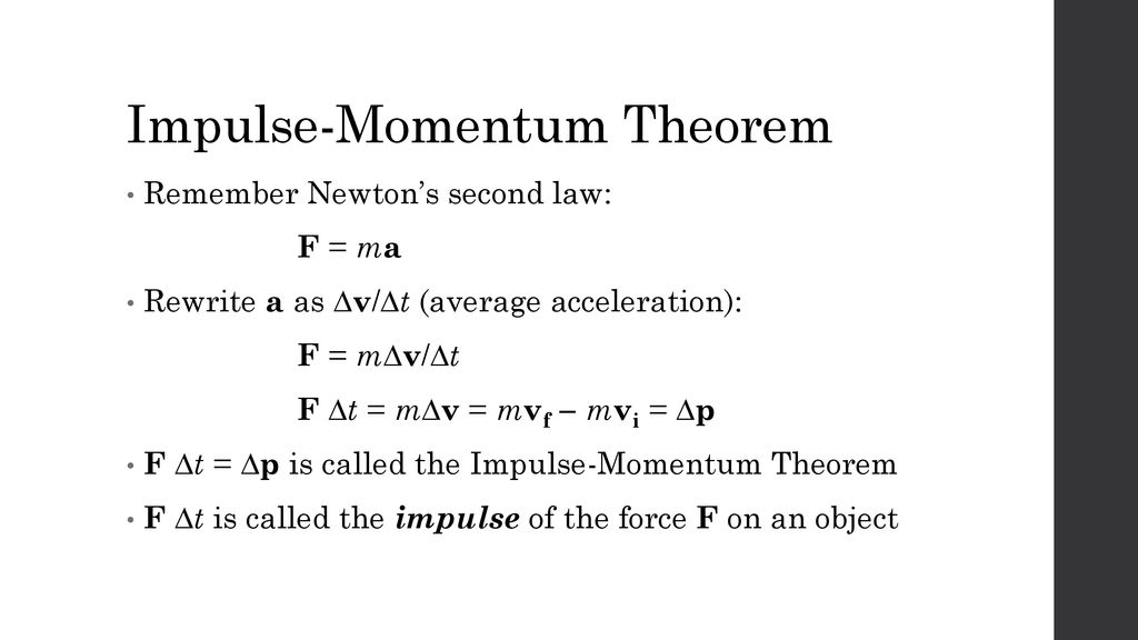 Momentum and Collisions - ppt download