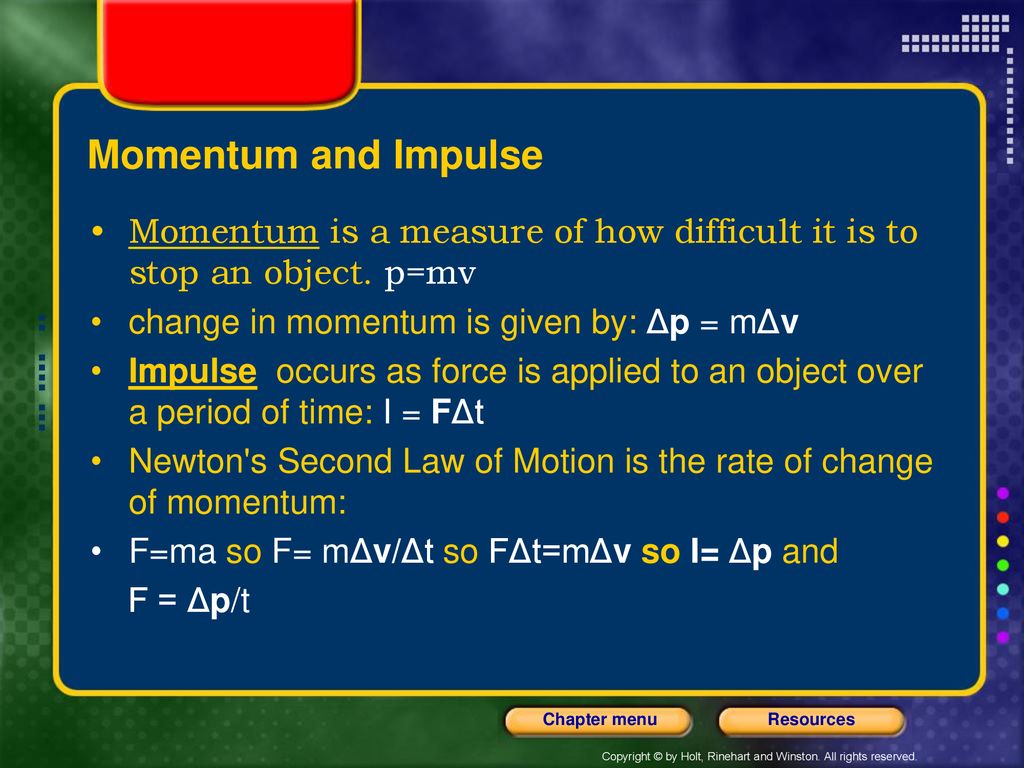 Momentum And Collision Ppt Download