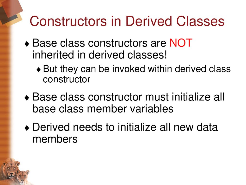 Learning Objectives Inheritance Virtual Function. - Ppt Download