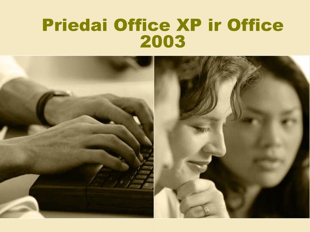Priedai Office XP ir Office 2003