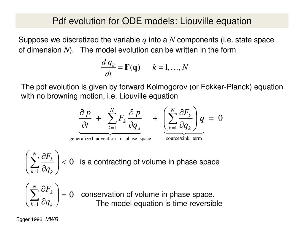 Ensemble Variance Loss In Transport Models: - Ppt Download