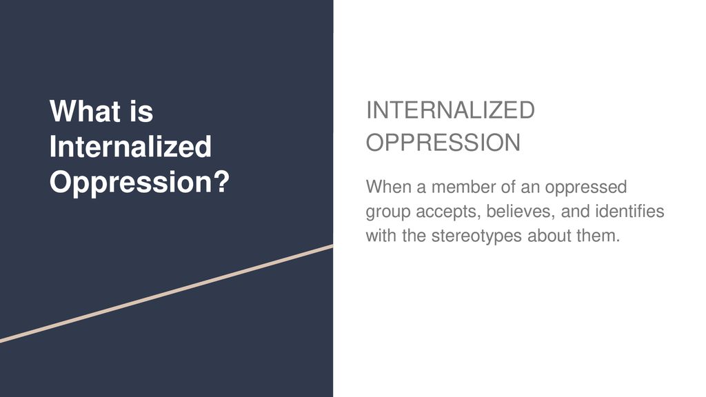 Internalized Oppression Irene Ppt Download