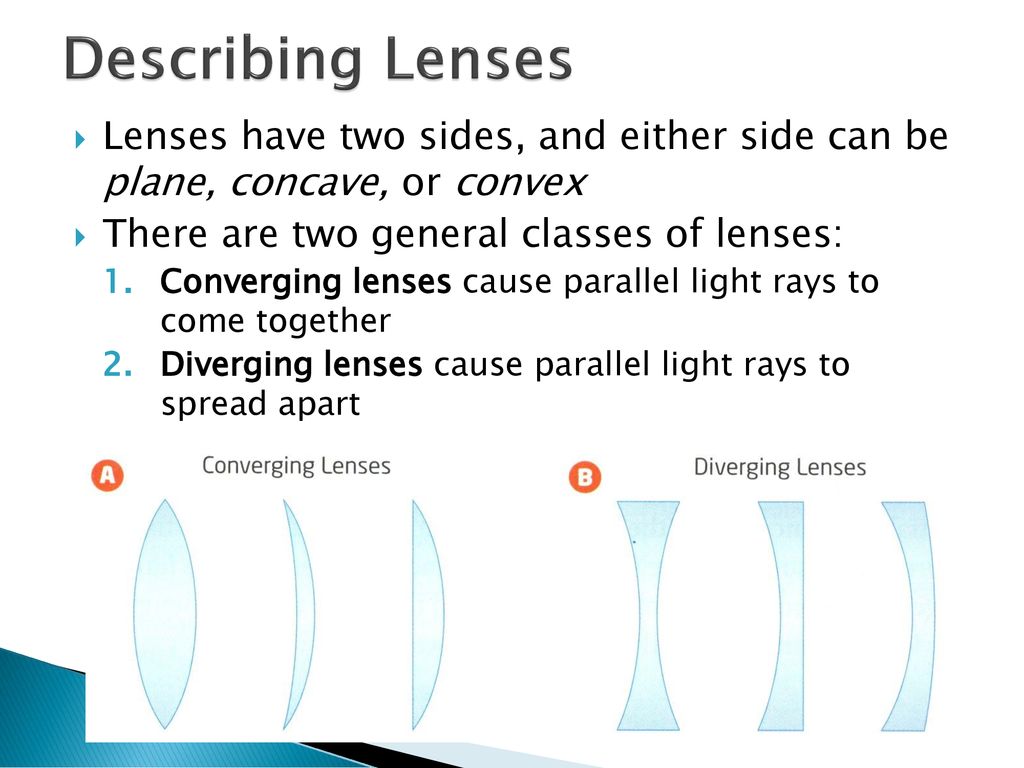 12.1 – Characteristics of Lenses - ppt download