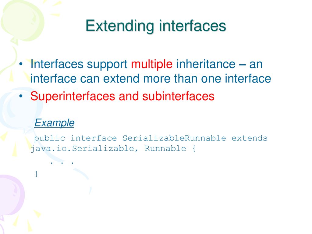 Introduction interface in Java is a blueprint of a class. It has static ...