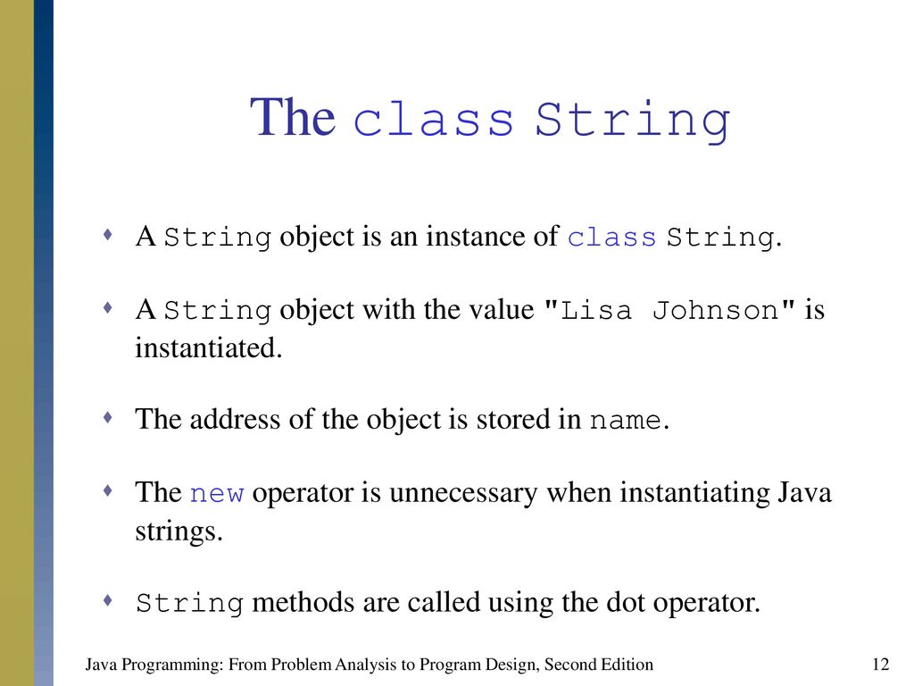 Chapter 3: Introduction to Objects and Input/Output - ppt download