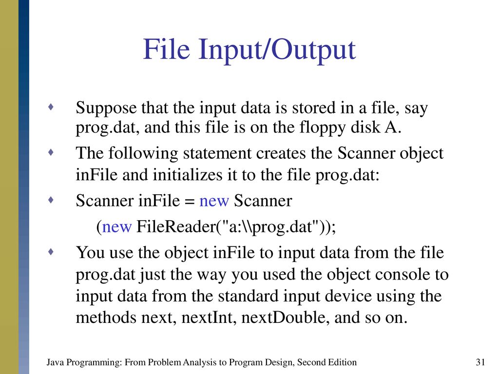 Chapter 3 introduction to objects and input output ppt download