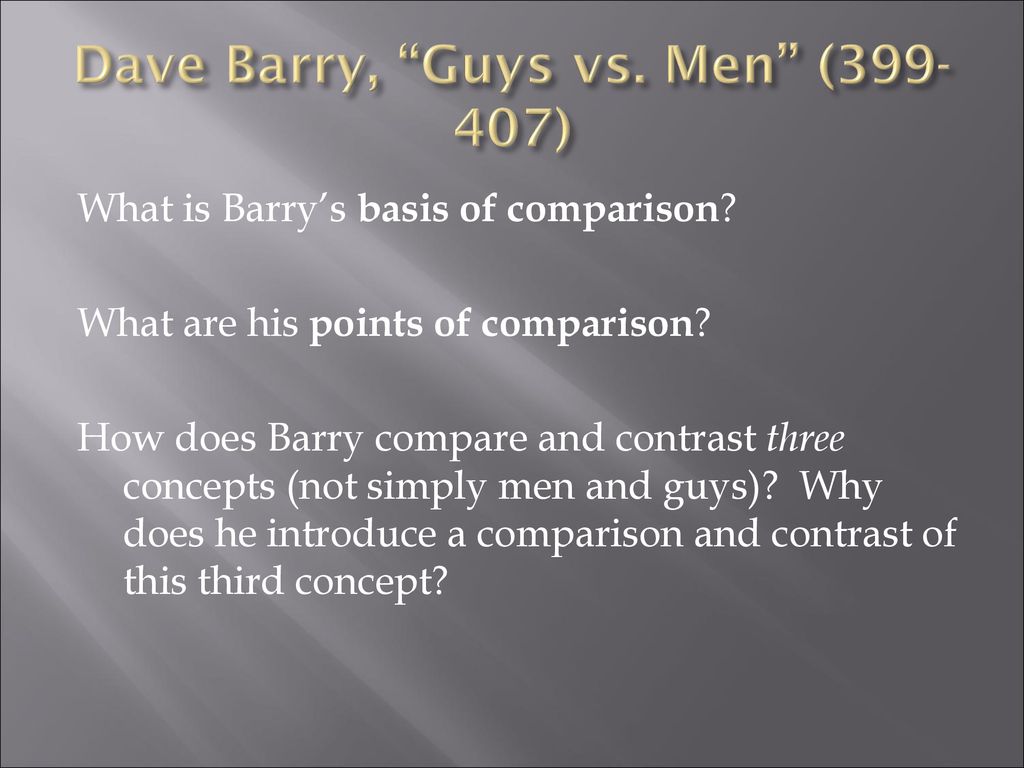 guys vs men dave barry