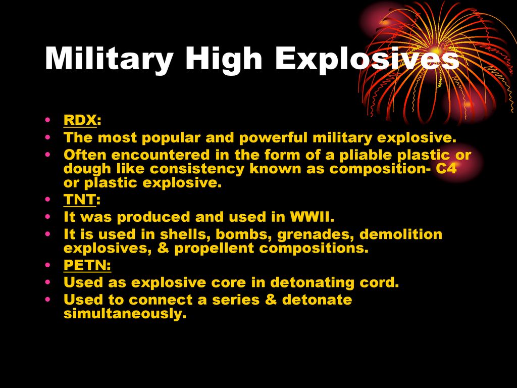 Recent Trends In Explosives And Explosion Residue Analysis Dr T R Ppt Download