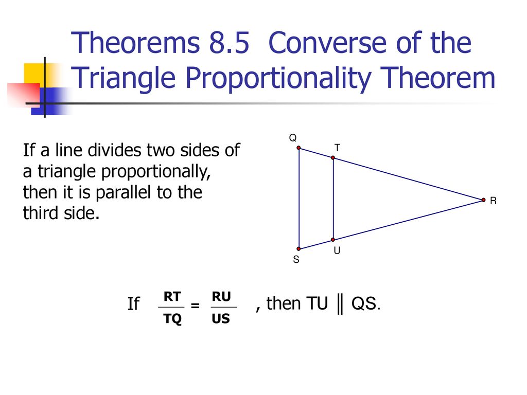 8.6 Proportions & Similar Triangles - ppt download