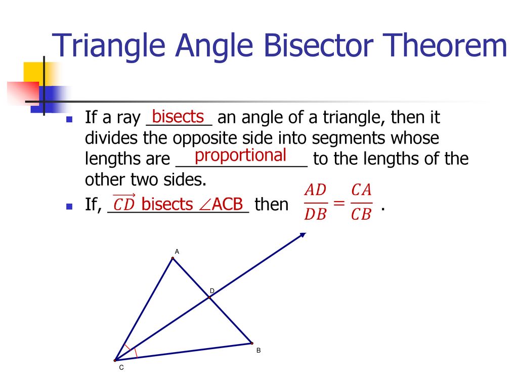 Triangle Angle Bisector Theorem