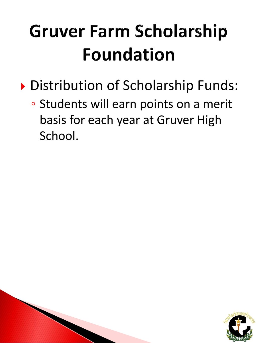 Gruver Farm Scholarship Foundation