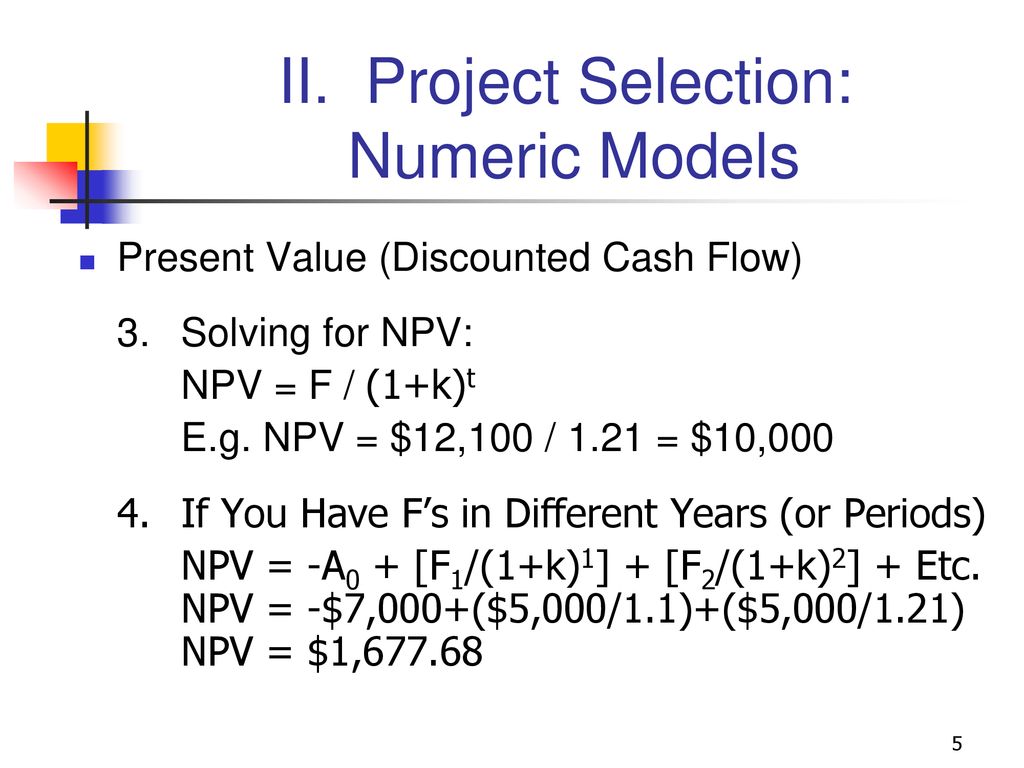 Project Selection Ppt Download
