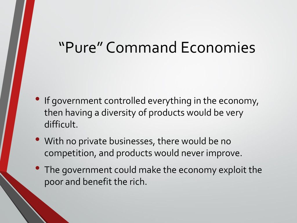 Pure Command Economies