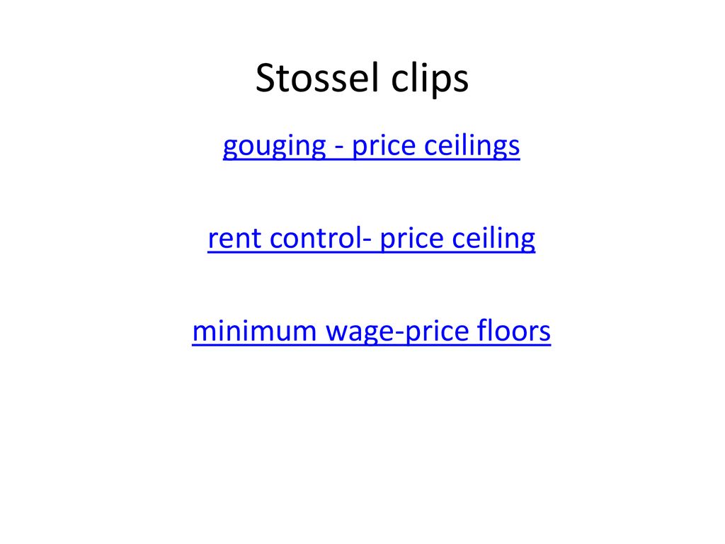 The Gov T Price Control Ppt Download