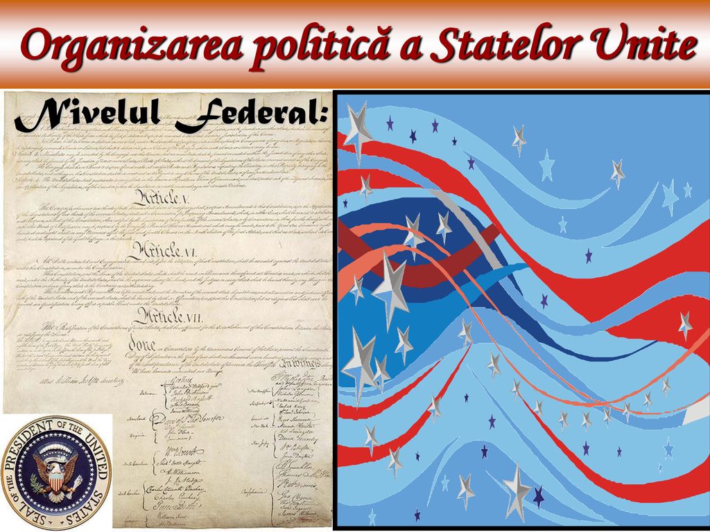 Organizarea politică a Statelor Unite - ppt download
