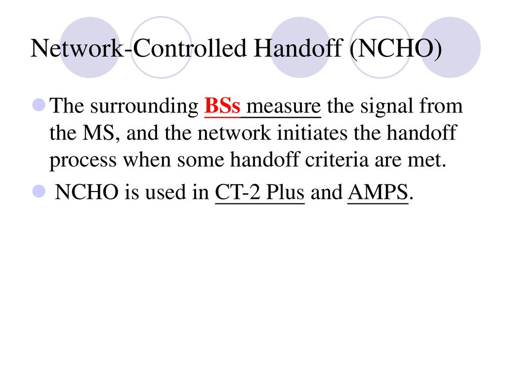 Chapter 6 Mobility Management. - Ppt Download