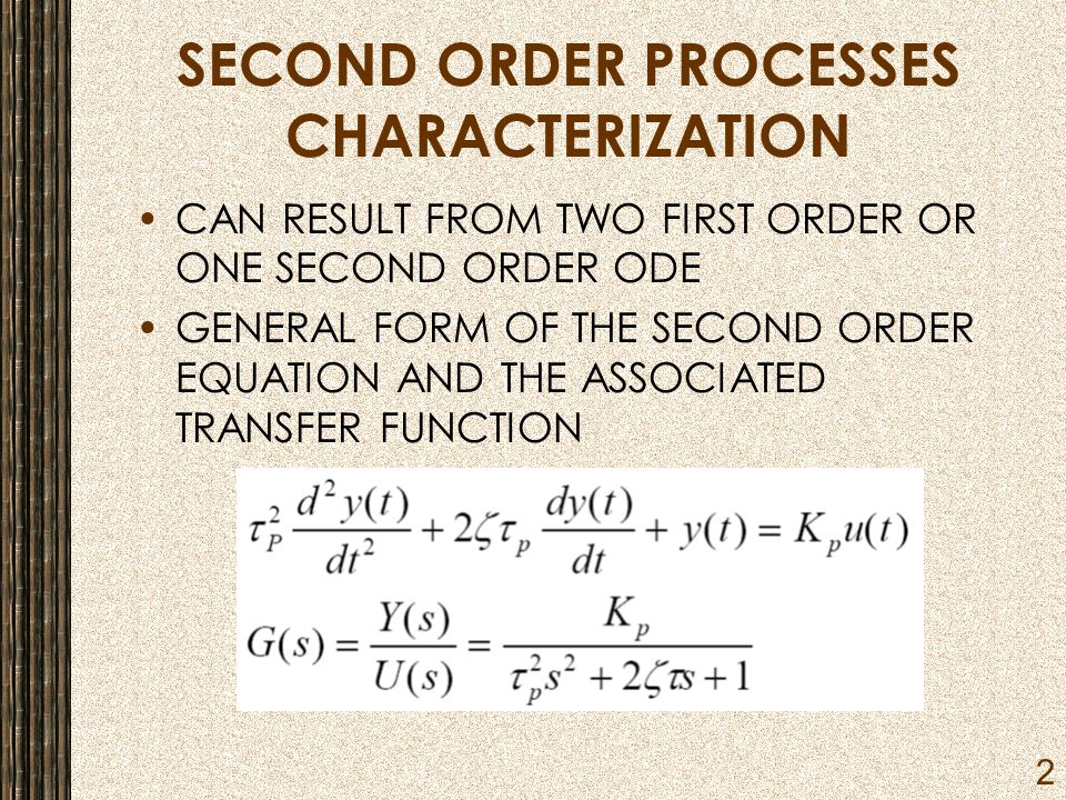 Che 185 Process Control And Dynamics Ppt Download