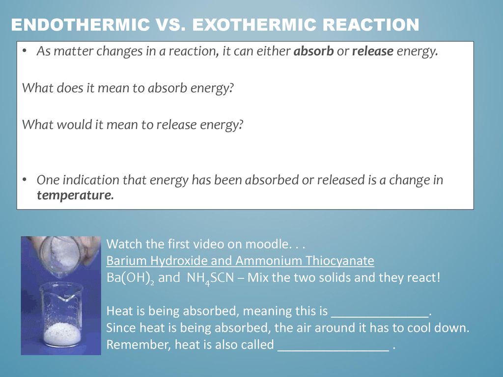 Observing Chemical Change - ppt download