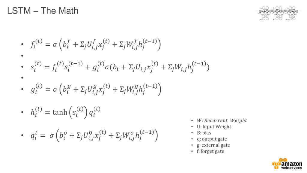 Rnn And Lstm Using Mxnet Cyrus M Vahid Principal Solutions Architect Ppt Download