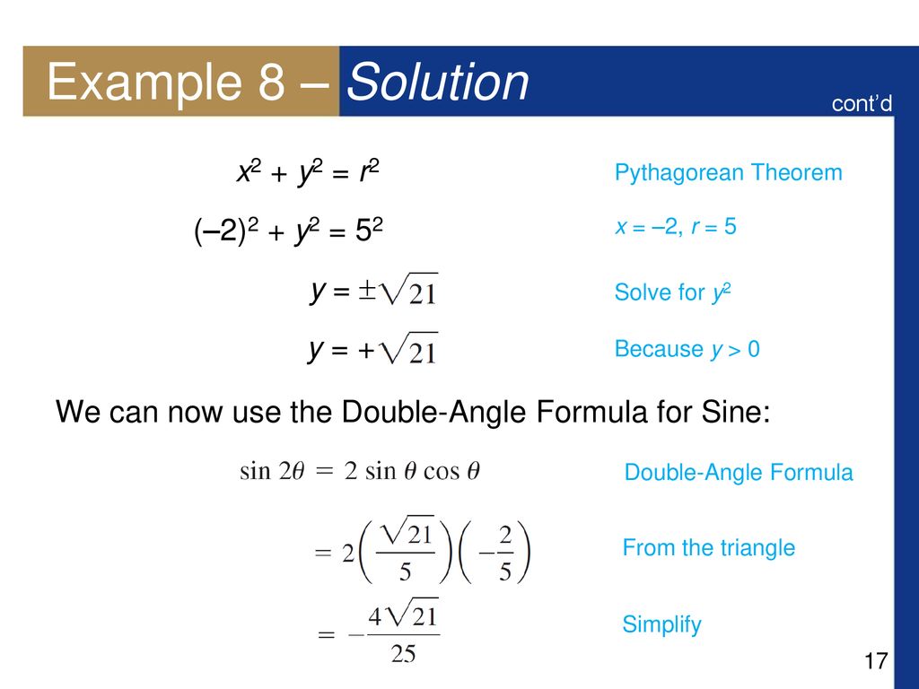 Double Angle Half Angle And Product Sum Formulas Ppt Download