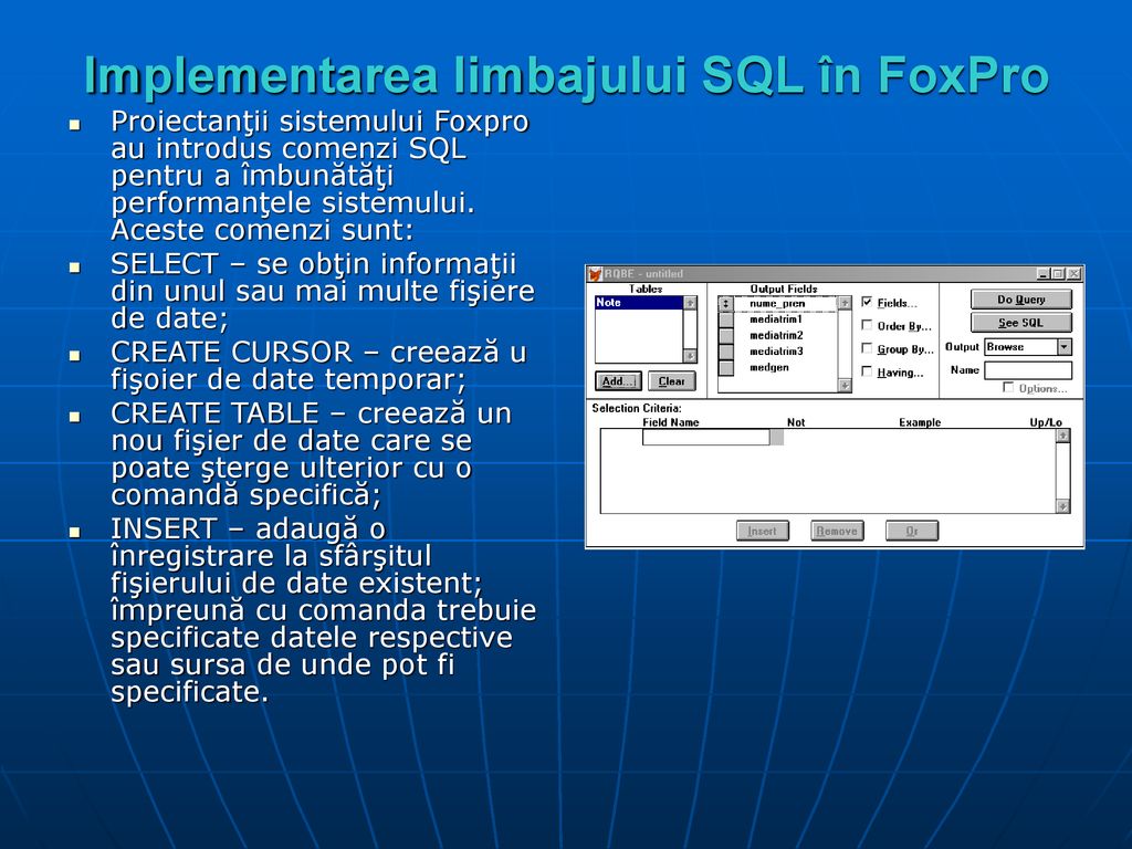 Prezentarea sistemului FoxPro - ppt download