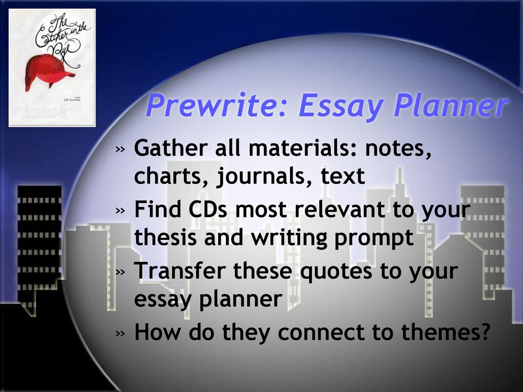 The catcher in the rye final unit essay ppt download