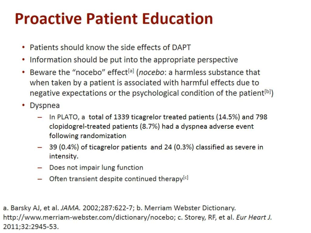 Proactive Patient Education
