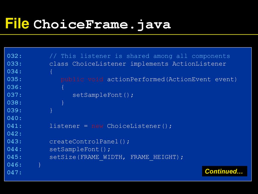 Chapter 14 Graphical User Interfaces - ppt download