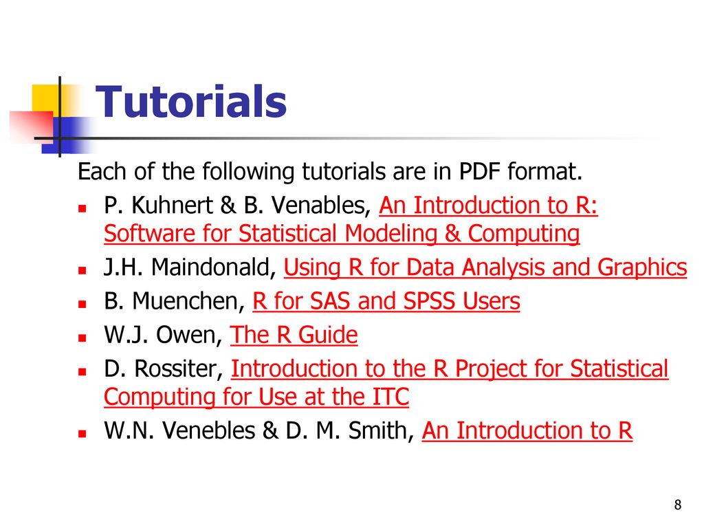 Lecture 1 R Basics Ppt Download