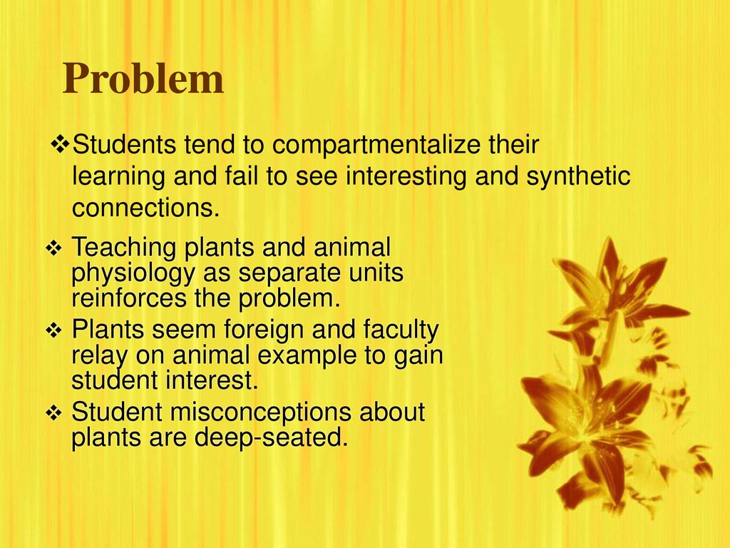 Integrating (Comparing?) Animal and Plant Physiology - ppt download