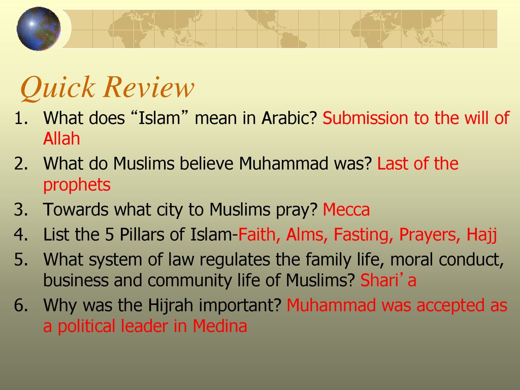 THE ORIGINS OF WORLD RELIGIONS ISLAM Ppt Download the-origins-of-world-religions-islam-ppt-download