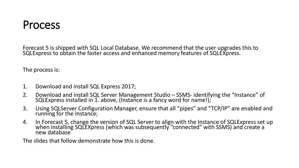 Downloading and installing sqlexpress ppt download
