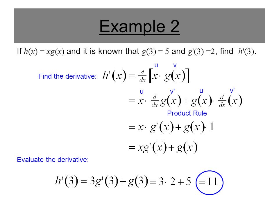 Section 2 3 Product And Quotient Rules And Higher Order Derivatives Ppt Download
