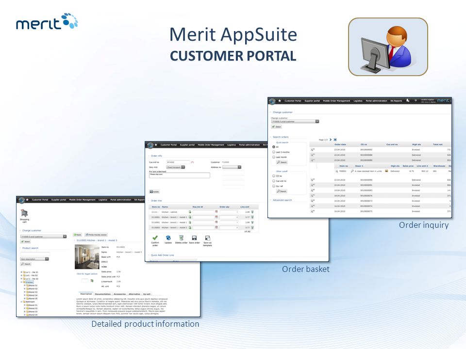 Merit AppSuite CUSTOMER PORTAL